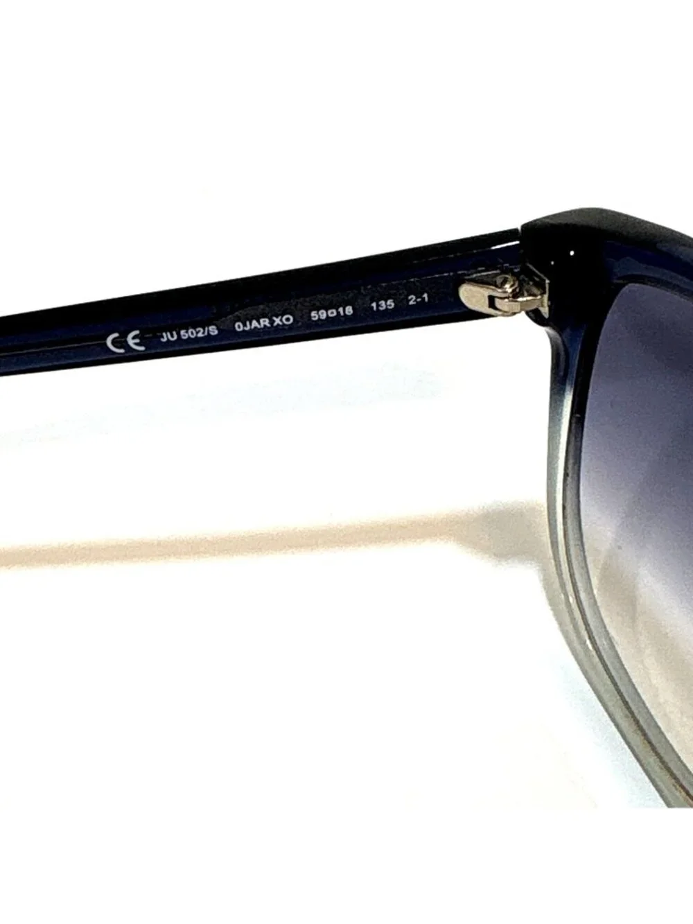Juicy Couture Gradient Blue Square Sunglasses JU 602/S Women’S 135mm UV Protecti